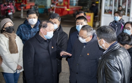 嘉興市委常委、嘉興經(jīng)開區(qū)黨工委書記陳利眾蒞臨我司指導(dǎo)防疫保供工作